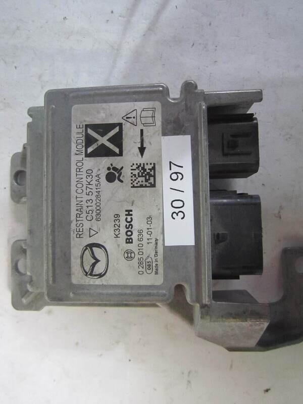 30-97 Centralina Airbag Bosch 0 285 010 636 0285010636 C513 57K30 C51357K30 MAZDA 5