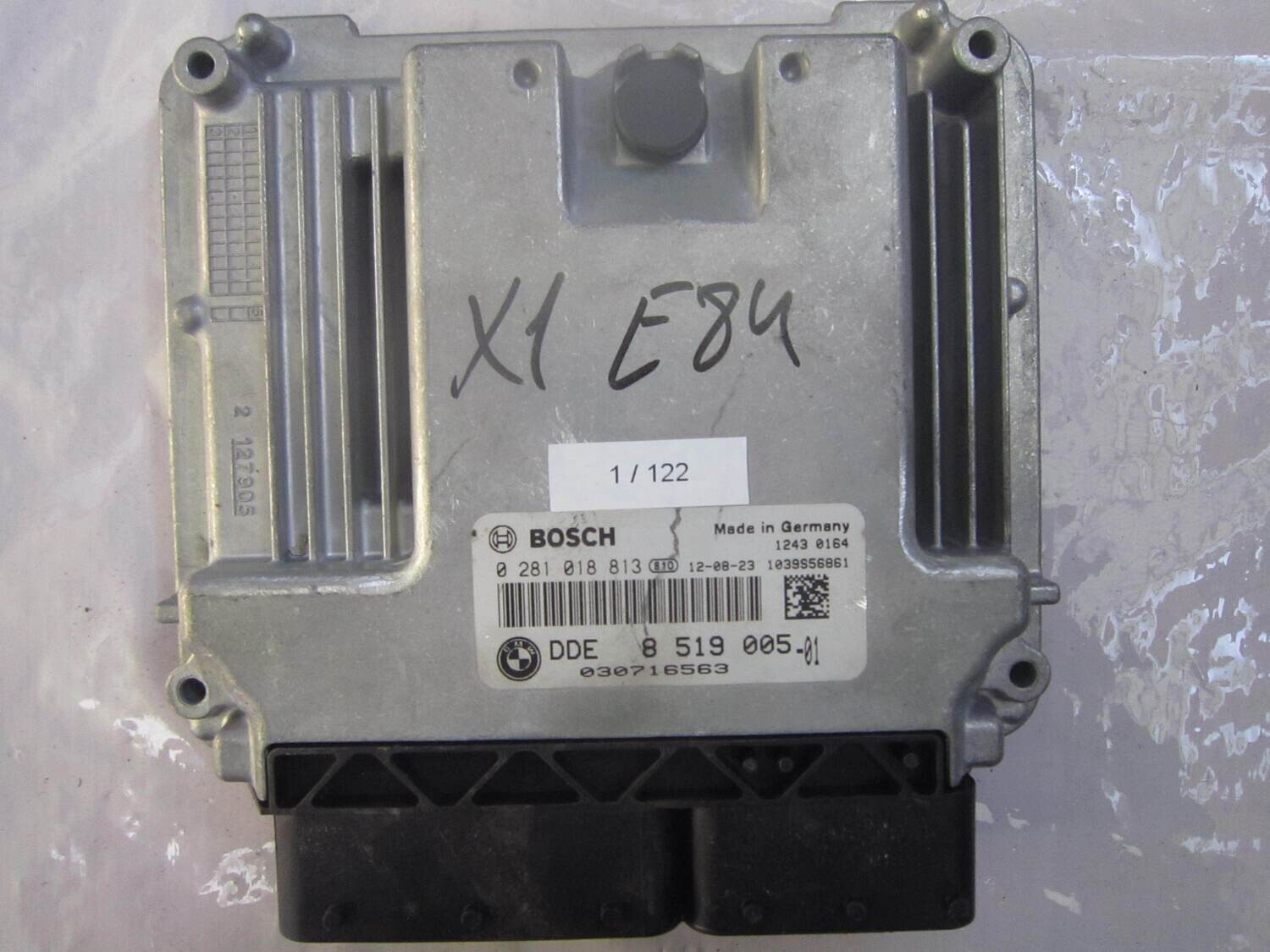 1-122 Centralina Motore Bosch 0 281 018 813 0281018813 DDE 8 519 005 DDE8519005 1039S56861 BMW Diesel SERIE  X 2.0