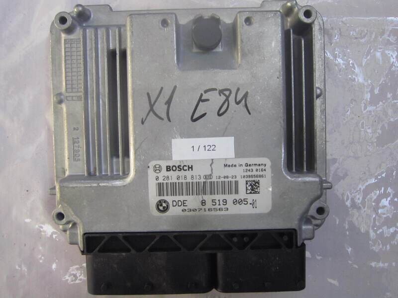 1-122 Centralina Motore Bosch 0 281 018 813 0281018813 DDE 8 519 005 DDE8519005 1039S56861 BMW Diesel SERIE  X 2.0