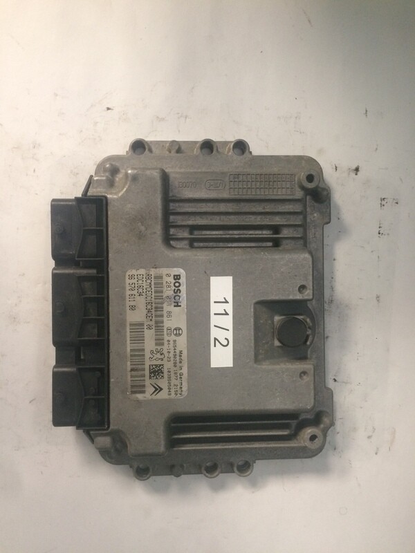 11-2 Centralina Motore Bosch 0281011861 0 281 011 861 9654490280  1039S05049      CITROEN / PEUGEOT  1.4 HDI