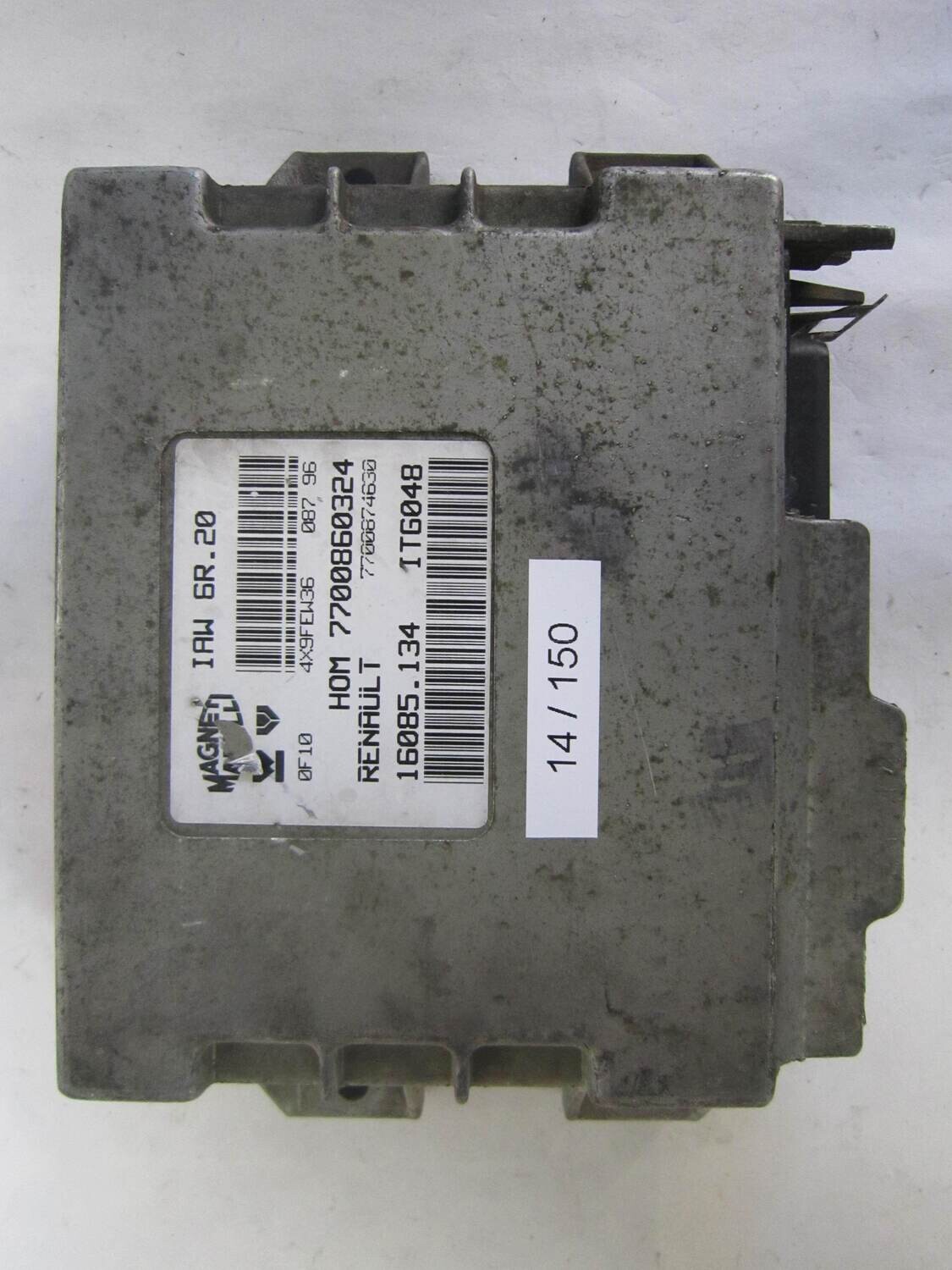 14-150 Centralina Motore Magneti Marelli IAW6R20 IAW 6R.20 7700860324  16085134  ITG048    RENAULT  TWINGO 1.2