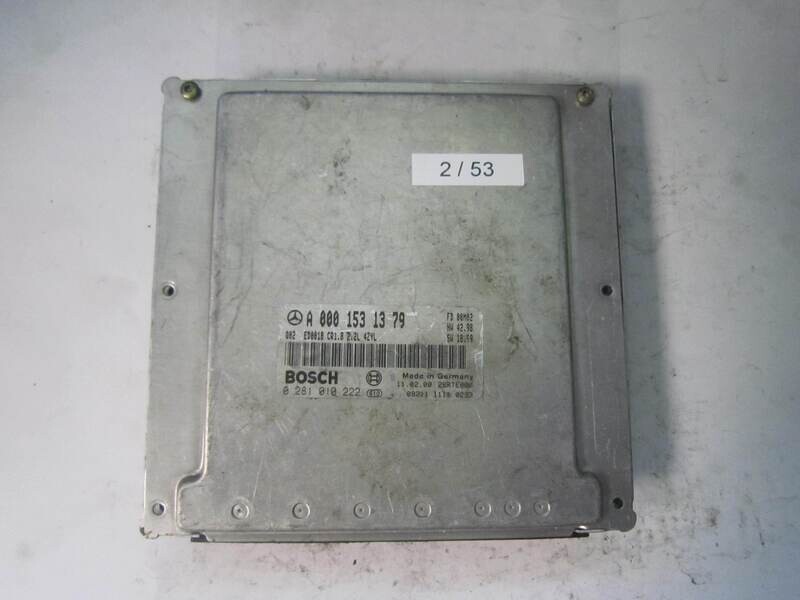 2-53 Centralina Motore Bosch 0281010222 0 281 010 222 A 000 153 13 79 A0001531379 28RTE000      MERCEDES BENZ  VITO  C220