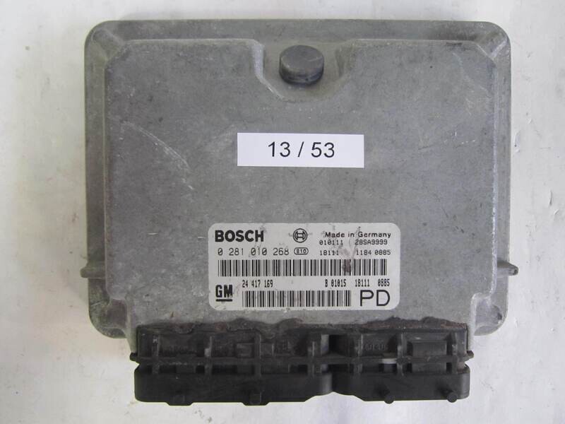 13-53 Centralina Motore Bosch 0281010268 0 281 010 268 24 417 169 24417169 28SA9999      OPEL  ZAFIRA 2.0 DTI