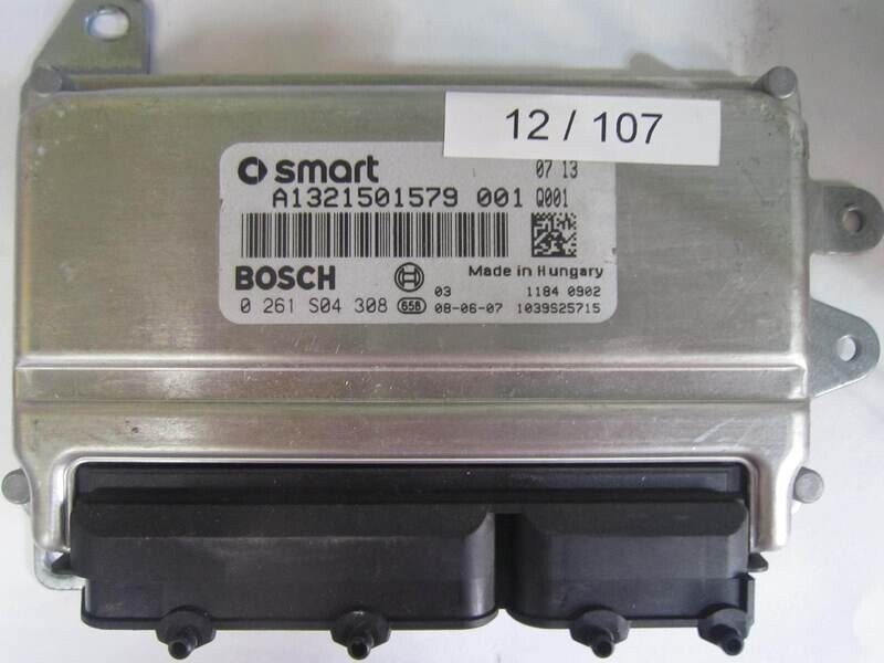 12-107 centralina motore bosch 0 261 s04 308 a1321501579 1039s25715   smart fortwo