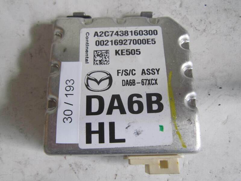 30-193 Centralina Airbag Continental A2C7438160300 00216927000E5 KE505 DA6BHL DA6B-67XCX MAZDA Generica 2
