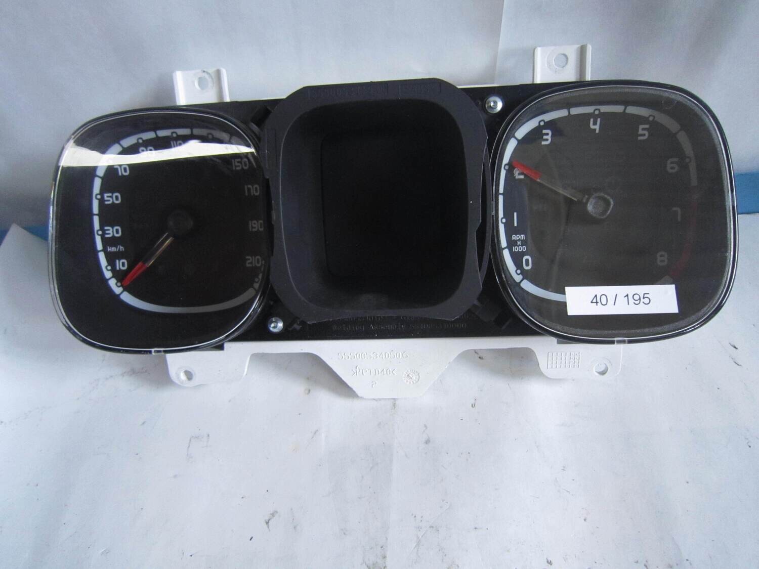 40-195 Quadro Strumenti / Contachilometri Alfa Romeo / Fiat / Lancia 503005340110 0887766550 51973991 D369 B02 Benzina PANDA 1.2