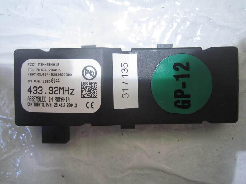 31-135 Sensore Antenna Immobilizer Continental 13500144 7812A-204019 7812A204019 433.92MHz 28.4019-2804.3 OPEL ASTRA
