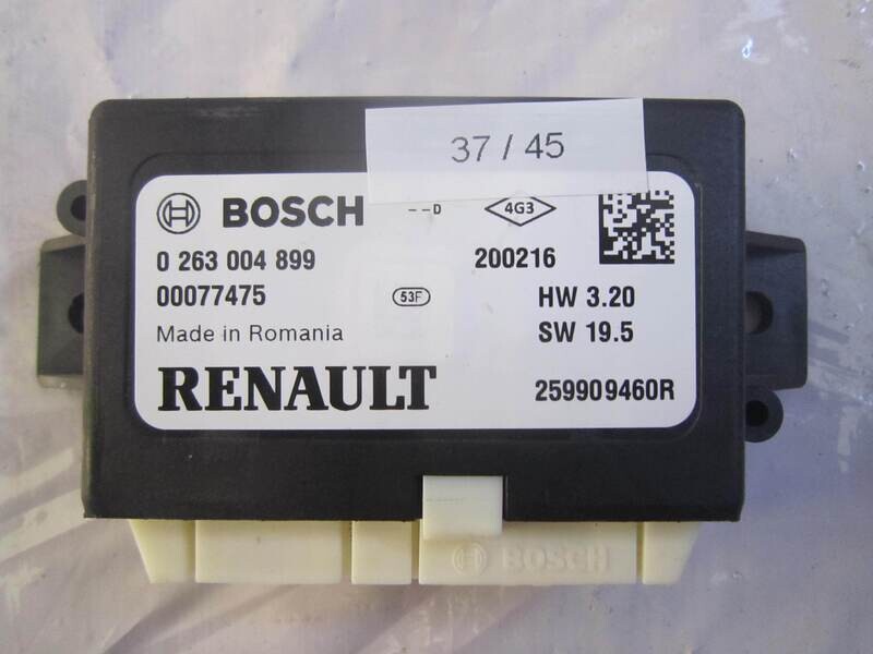 37-45 Centralina Sensori Parcheggio Bosch 0 263 004 899 0263004899 00077475 259909460R HW 3.20 SW 19.5 RENAULT KADJAR