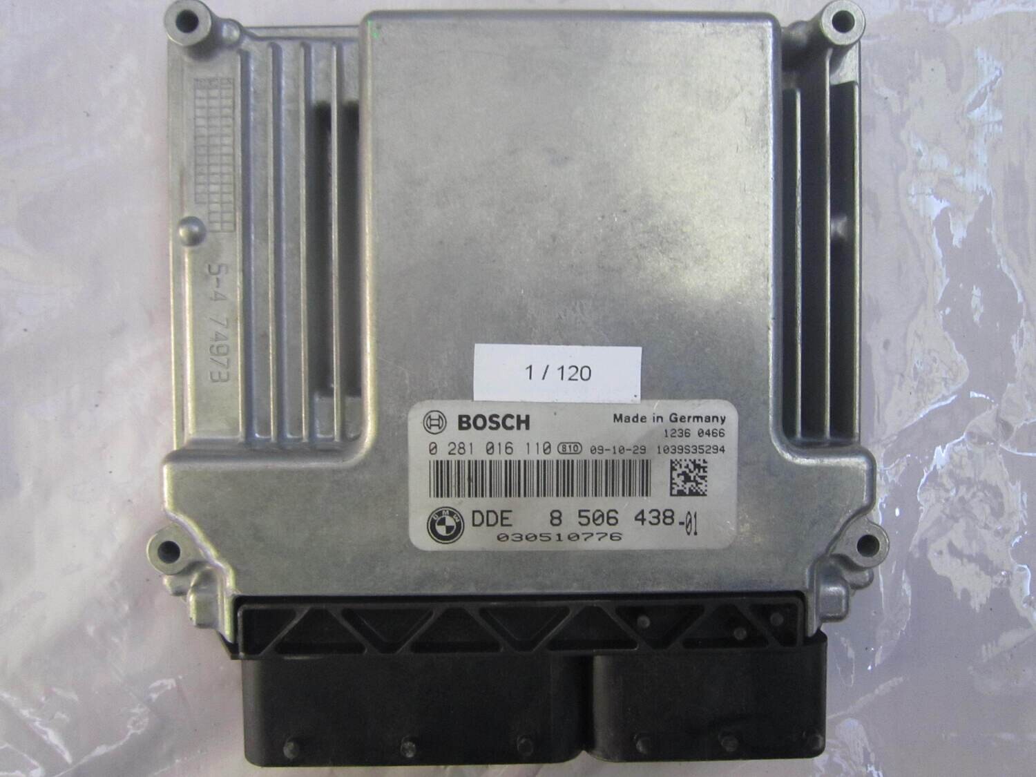 1-120 Centralina Motore Bosch 0 281 016 110 0281016110 8506438 1039S35294 DDE 8 506 438 BMW Diesel SERIE X - X 1 2.0