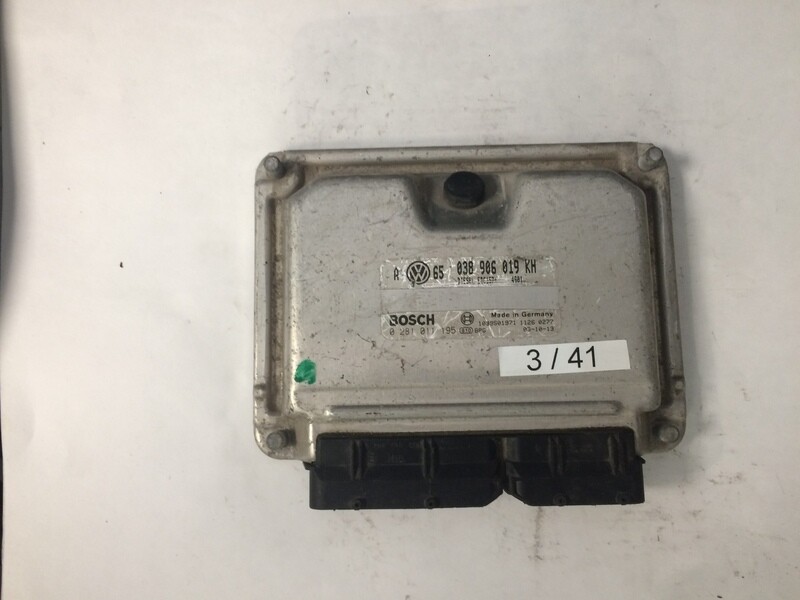 3-41 Centralina Motore Bosch 0281011195 038906019KH 1039S01971 VOLKSWAGEN VOLKSWAGEN GOLF 1.9 DIESEL