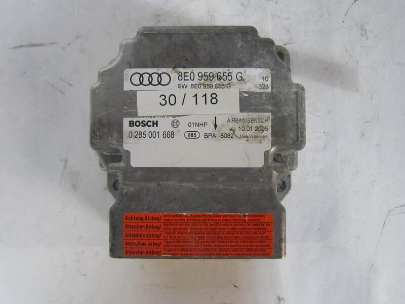 30-118 Centralina Airbag Bosch 0 285 001 668 0285001668 8E0 959 655 G 8E0959655G VOLKSWAGEN GOLF VENTO