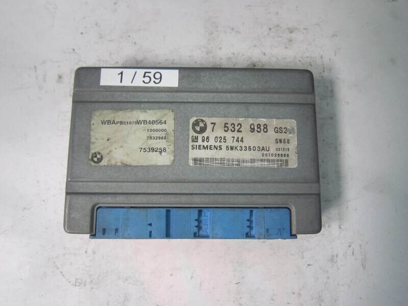1-59 Centralina Cambio Automatico Siemens 5WK33503AU 7 532 988 7532988 96 025 744 BMW SERIE 3 330 3.0