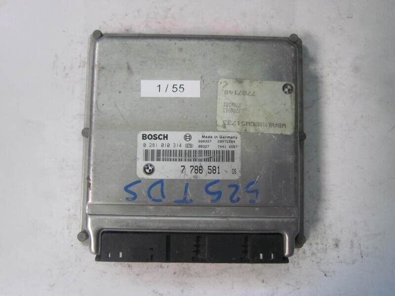 1-55 centralina motore bosch 0281010314 0 281 010 314 7 786 581 7786581 28rte684      bmw serie 3