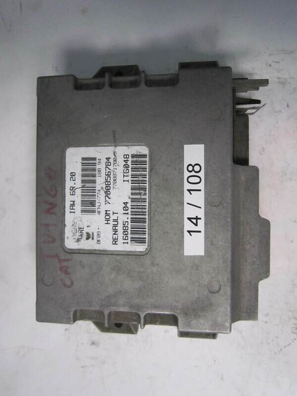 14-108 Centralina Motore Magneti Marelli IAW6R20 IAW 6R.20 7700856784 7700856784 7700865816 7700865816 16085064 16085064 ____  RENAULT  TWINGO 1.2