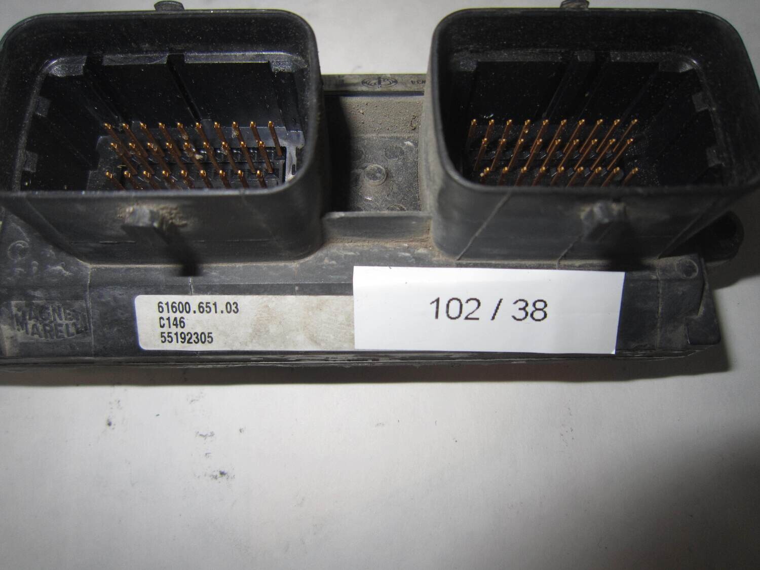 102-38 Centralina Motore Magneti Marelli IAW 5AF.P3 IAW5AF.P3 61600.651.03 C146 55192305 HW303/19BA-W34 ALFA ROMEO / FIAT / LANCIA BENZINA PUNTO