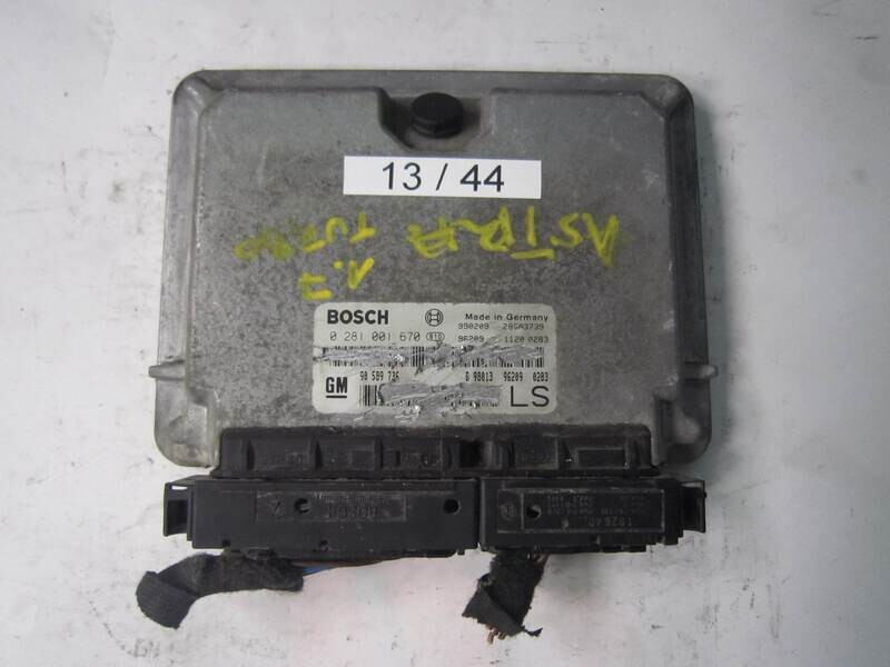 13-44 Centralina Motore Bosch 0281001670 0 281 001 670 90 589 736 90589736 28SA3739      OPEL  ASTRA H 1.7 CDTI
