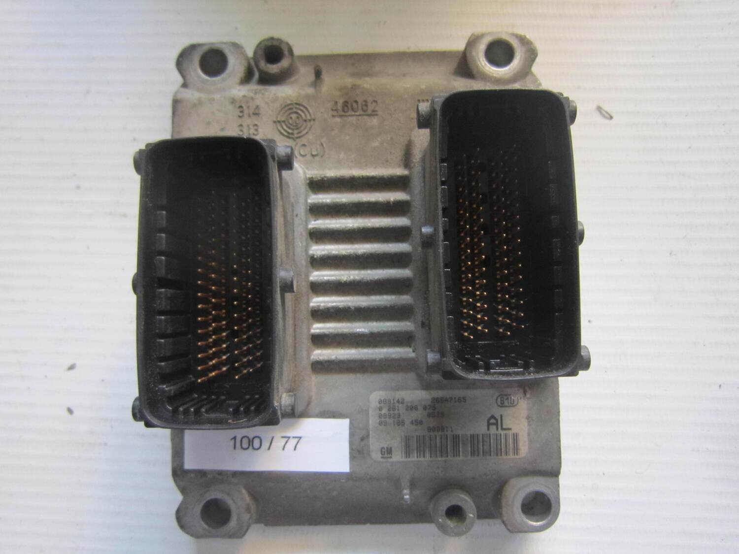 100-77 Centralina Motore GM 0 261 206 075 0261206075 089142 26SA7165 09185450 AL OPEL Benzina AGILA