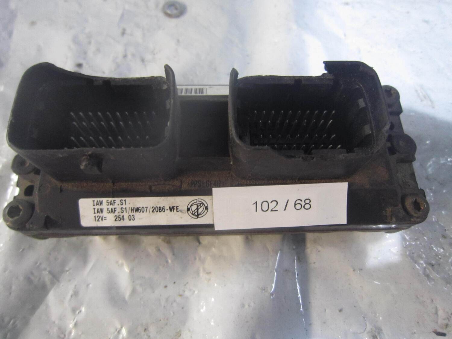 102-68 Centralina Motore Magneti Marelli 55192635   61600.578.03 IAW 5AF.S1 HW607/2086-WFE  ALFA ROMEO / FIAT / LANCIA Benzina PANDA