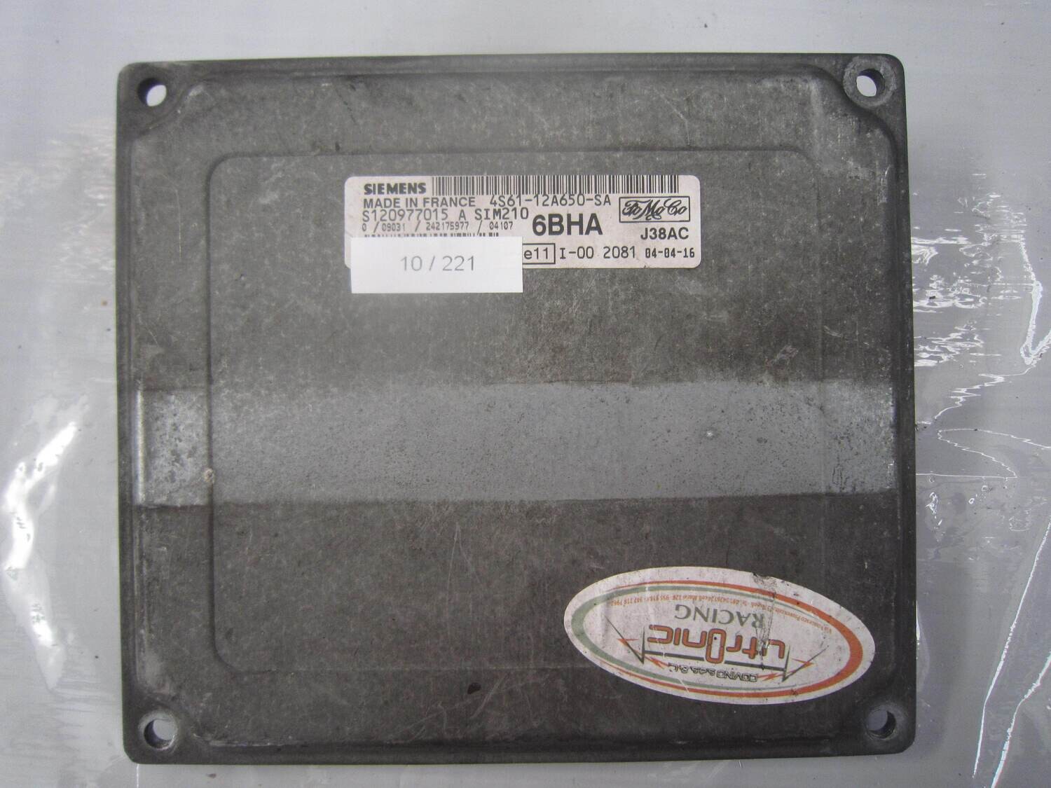10-221 Centralina Motore Siemens S120977015 A S120977015A 4S61-12A650-SA J38AC 6BHA  FORD Benzina FUSION