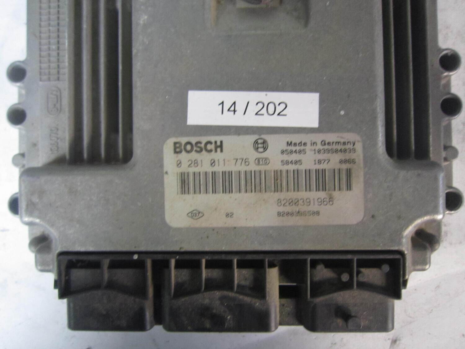 14-202 Centralina Motore Bosch 0 281 011 776 0281011776 8200391966 1039S04039 8200386508 RENAULT Diesel MEGANE SCENIC 1.9
