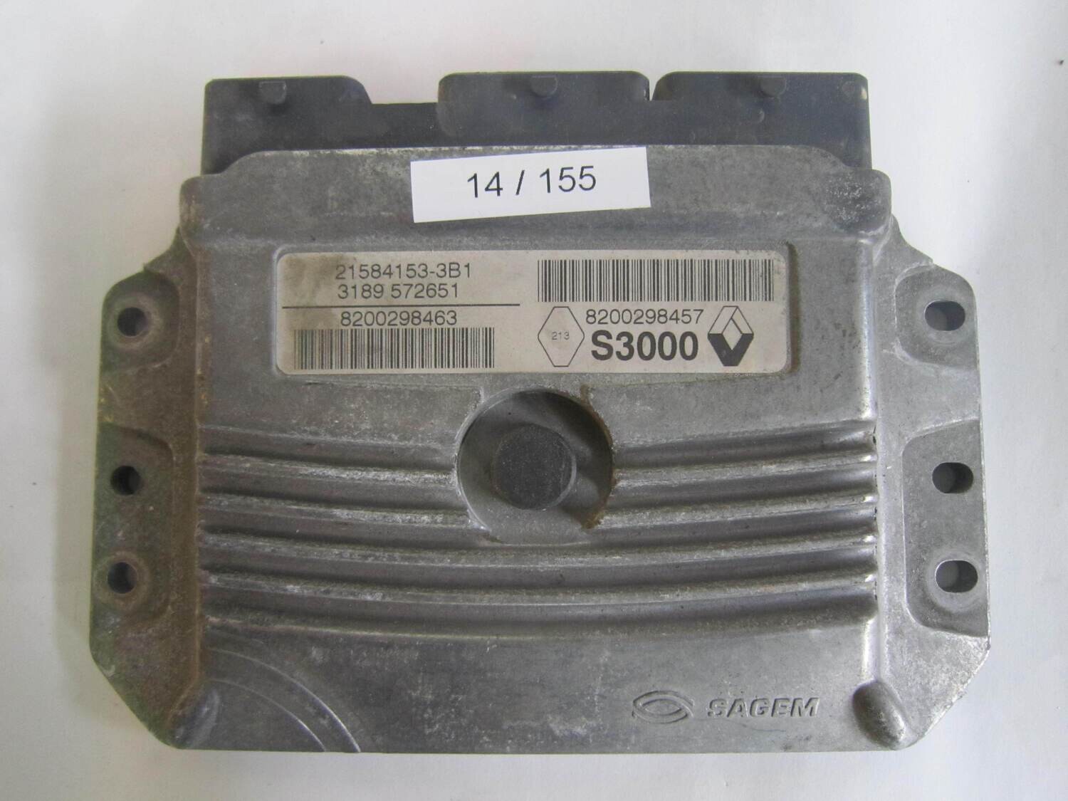 14-155 Centralina Motore Sagem  8200298457 8200298463  21584153-3B1 215841533B1 3189 572651 3189572651   RENAULT  Megane Scenic