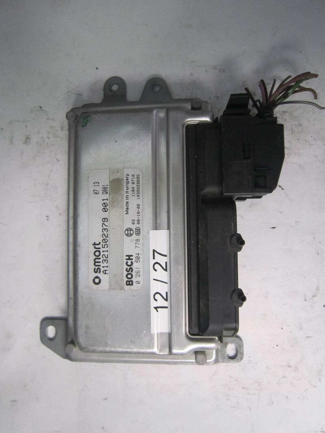 12-27 Centralina Motore Bosch 0261S04778 0 261 S04 778 A1321502379  1039S29695      SMART  1.0 _ FORTWO