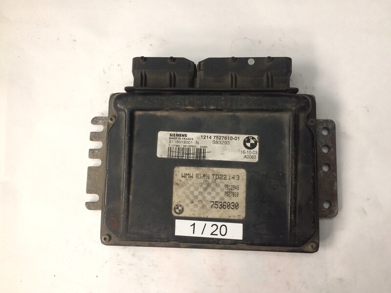 1-20 Centralina Motore Siemens S118012001 N S118012001N 7 536 030 7536030 S83293 1214 7527610-01 MINI Benzina ONE 1.6