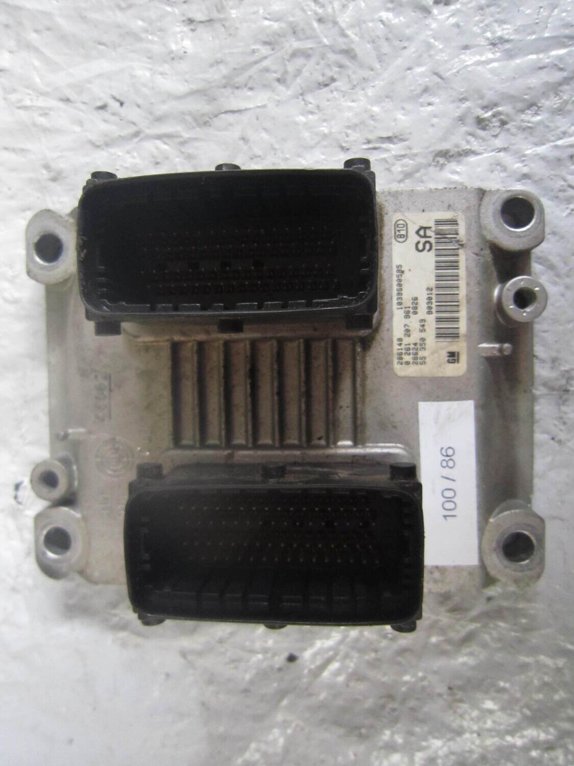 100-86 Centralina Motore Bosch 0 261 207 961 0261207961 55 350 549 55350549 1039S00585 OPEL Benzina CORSA 1.2