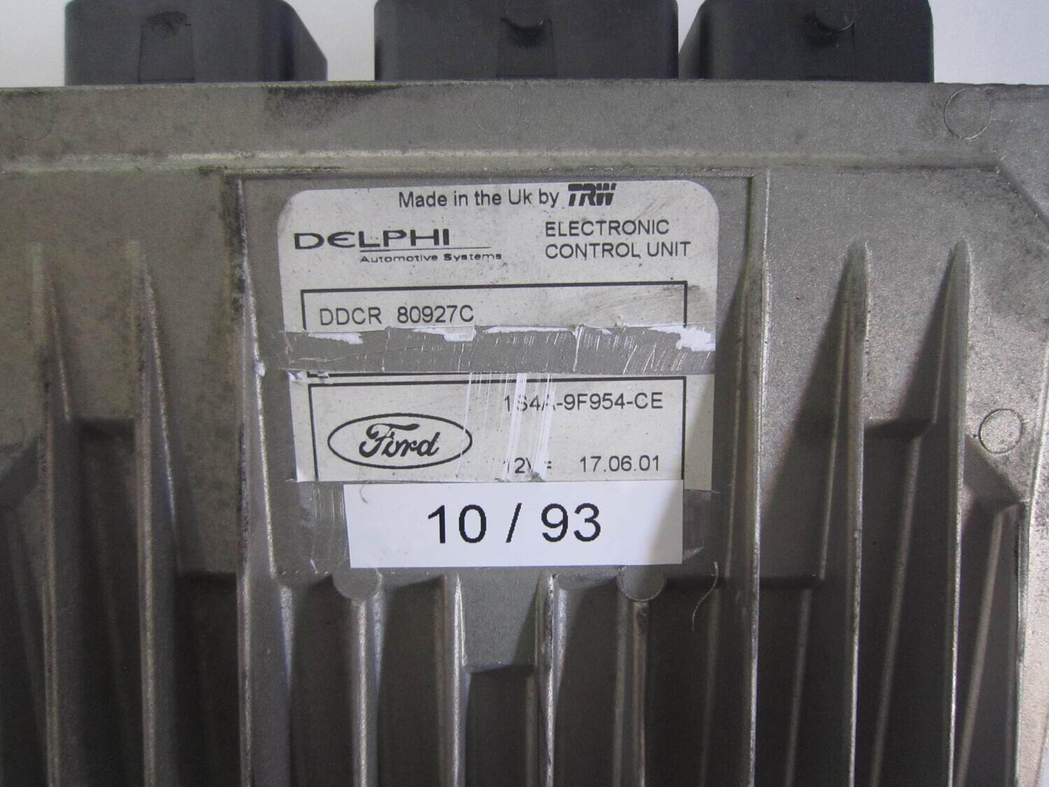 10-93 Centralina Motore Delphi DDCR80927C DDCR 80927C 1S4A-9F954-CE 1S4A9F954CE       FORD  FOCUS 1.8 D