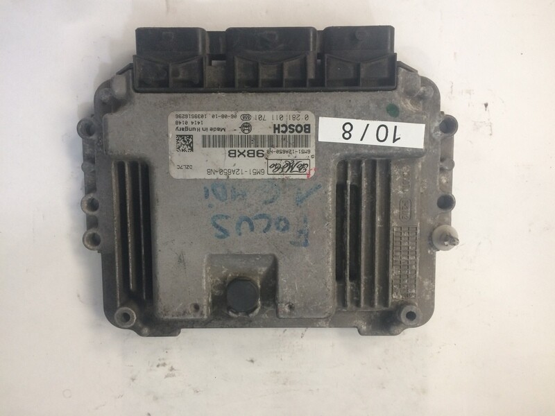 10-8 Centralina Motore Bosch 0281011701 0 281 011 701 6M51-12A650-NB 6M5112A650NB 1039S16296      FORD  FOCUS 1.6 TDCI