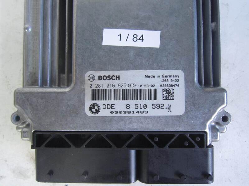 1-84 centralina motore bosch 0 281 016 925 dde 8 510 592 1039s38470 30381483  bmw serie 3