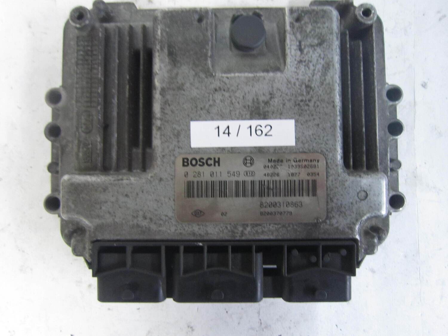 14-162 Centralina Motore Bosch 0281011549 0 281 011 549 8200310863  1039S02681  8200370779    RENAULT  MEGANE SCENIC 1.9 DC