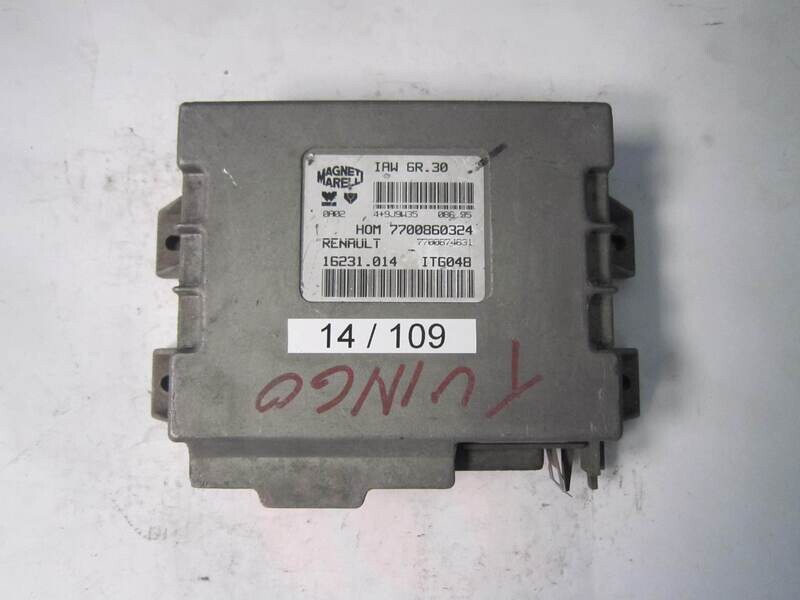 14-109 Centralina Motore Magneti Marelli IAW6R30 IAW 6R.30 7700860324 7700860324 16231014 16231014 7700874631 7700874631   RENAULT  TWINGO 1.2
