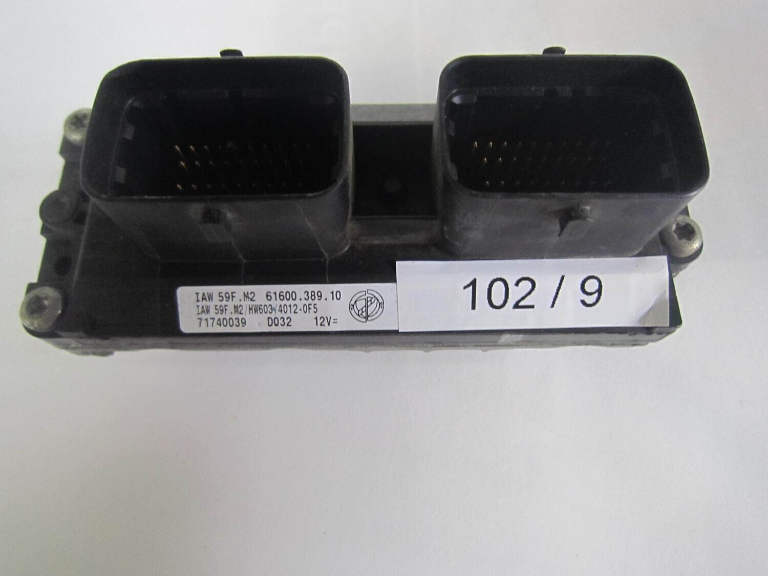 102-9 Centralina Motore Magneti Marelli 71740039 61600.389.10 6160038910 D032 IAW 59F.M2 ALFA ROMEO / FIAT / LANCIA Benzina PUNTO 1.2