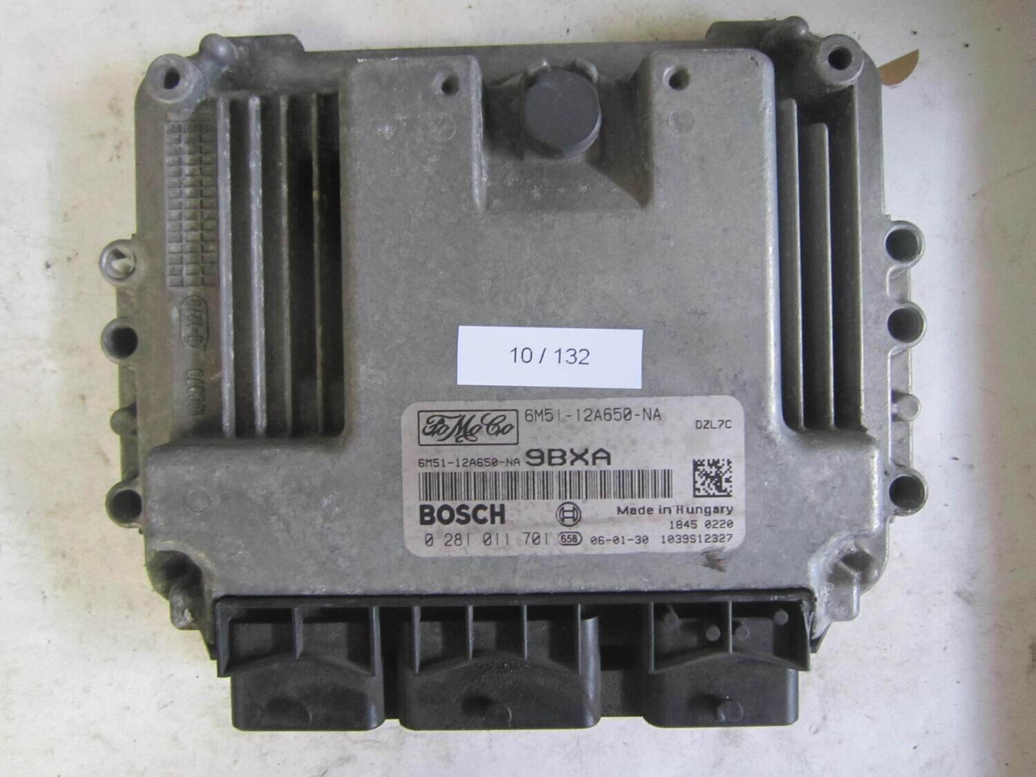 10-132 Centralina Motore Bosch 0 281 011 701 0281011701 6M51-12A650-NA 6M5112A650NA 1039S12327 9BXA FORD Diesel FOCUS 1.6