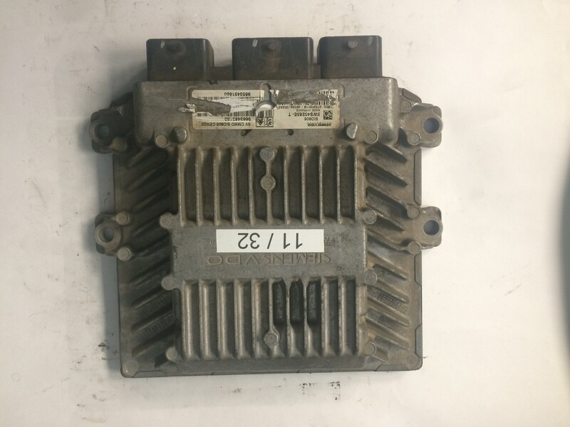 11-32 Centralina Motore Siemens 5WS40285E-T 5WS40285ET 9663483180 SID 806 CITROEN / PEUGEOT Diesel 207 1.4