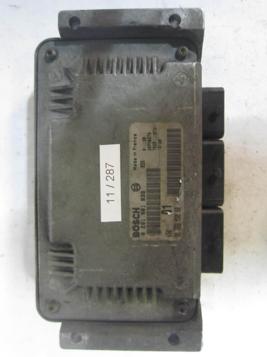 11-287 Centralina Motore Bosch 0 281 001 839 0281001839 96 300 598 80 9630059880 28FM0279 AS4 CITROEN / PEUGEOT Diesel 106 SAXO 1.5