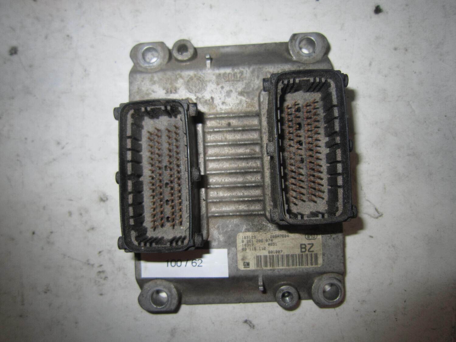 100-62 Centralina Motore Bosch 0 261 206 074 0261206074 09 115 112 09115112 26SA7604 OPEL Benzina CORSA 1.2
