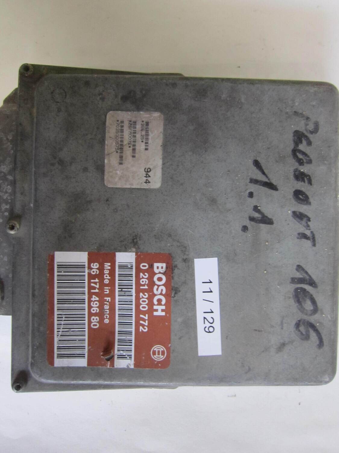 11-129 Centralina Motore Bosch 0261200772 0 261 200 772 96 171 496 80 9617149680       CITROEN / PEUGEOT  106
