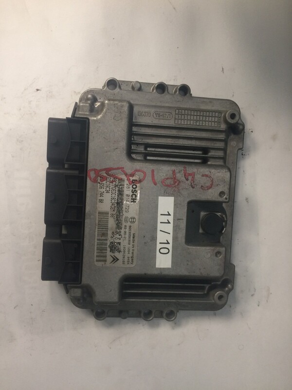 11-10 Centralina Motore Bosch 0281014729 0 281 014 729 9665674480  1039S20168      CITROEN / PEUGEOT  1.6 HDI