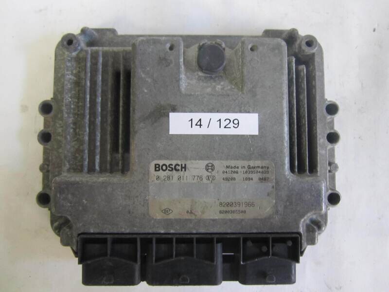 14-129 Centralina Motore Bosch 0281011776 0 281 011 776 8200391966  1039S04039  8200386508    RENAULT  MEGANE_ SCENIC_ 1.9_ DCI