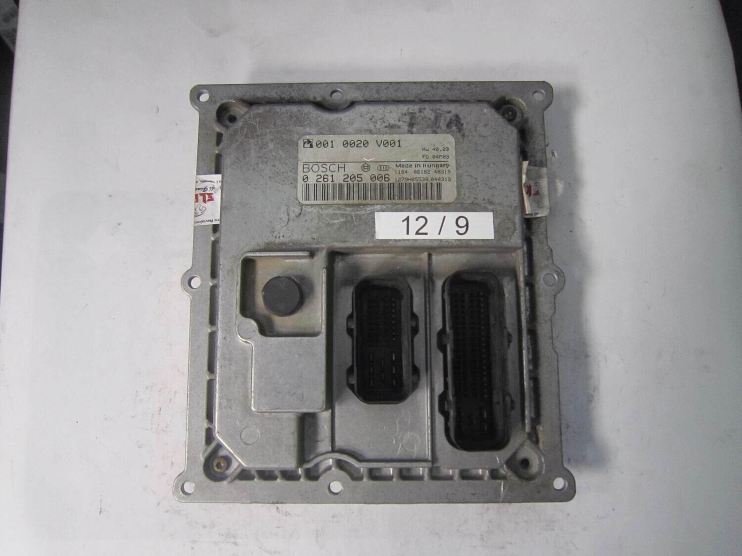 12-9 Centralina Motore Bosch 0 261 205 006 0261205006 001 0020 V001 0010020V001 1039S05538 SMART Benzina 450 0.7