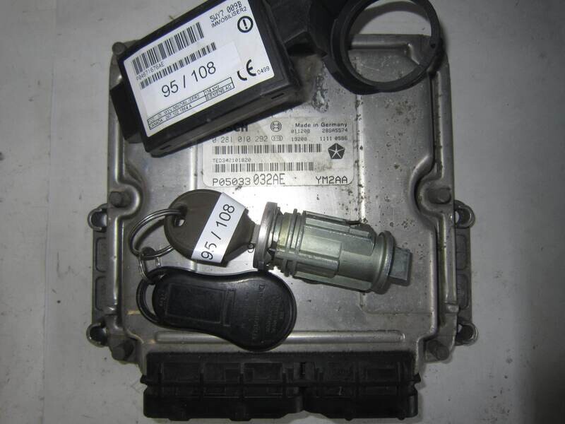 95-108 kit motore chrysler 0 281 010 292 p05033032ae 28sa5574 5wy7 009b  chrysler pt cruiser