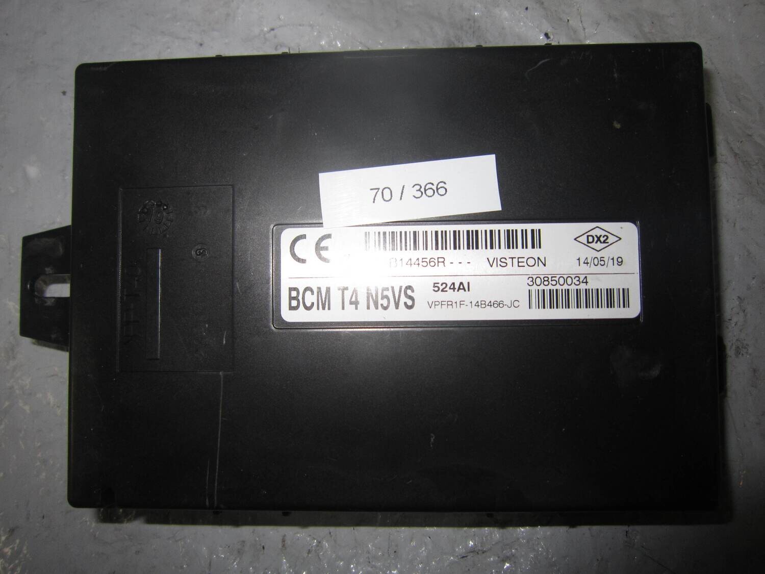 70-366 MODULO DI CONTROLLO BCM VISTEON BCM T4 N5VS BCMT4N5VS 284B14456R 524AI RENAULT CAPTUR