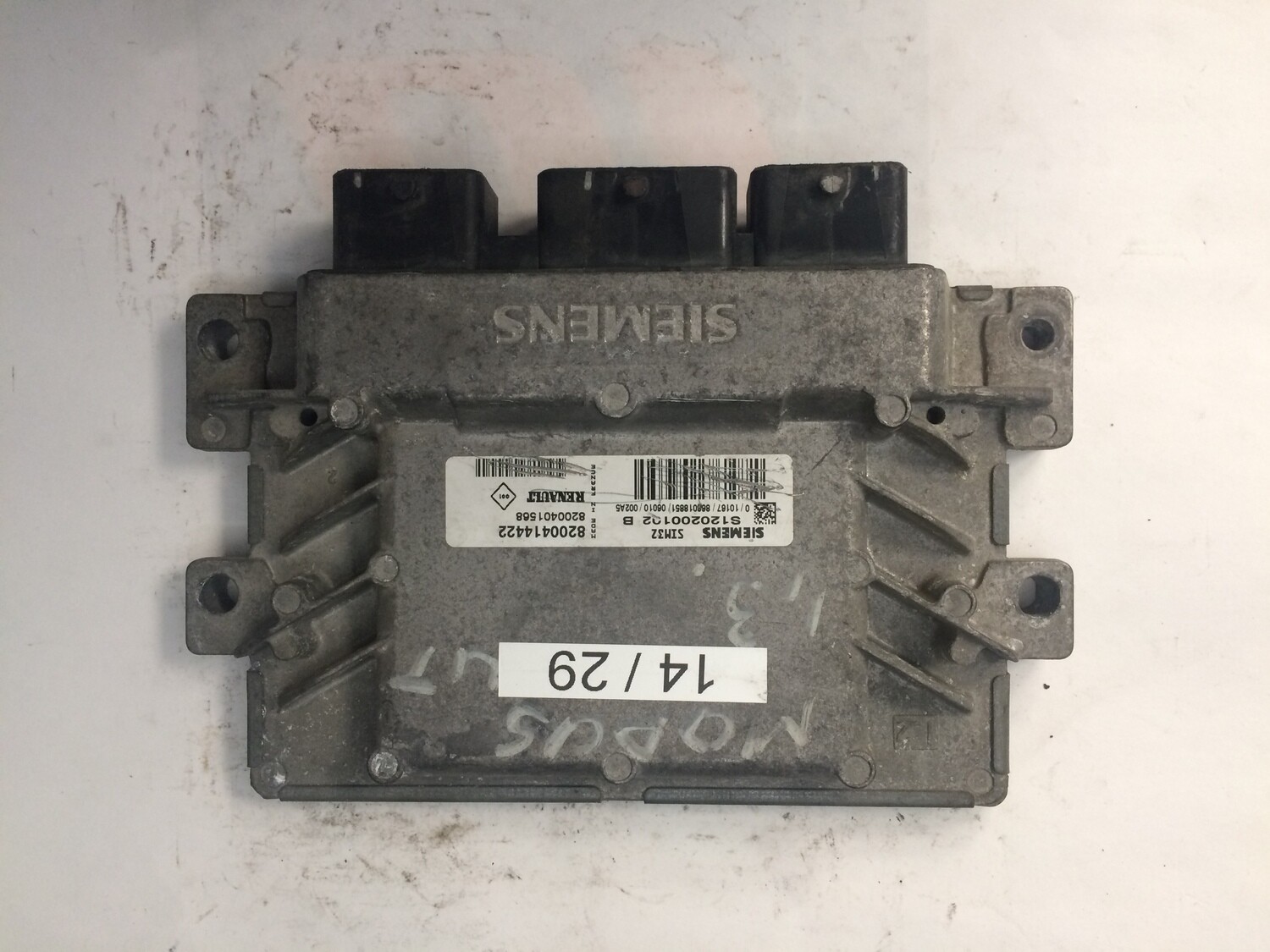 14-29 Centralina Motore Siemens S120200102B S120200102 B 8200414422 8200414422 8200401568 8200401568 SIM32 RENAULT MODUS 1.2