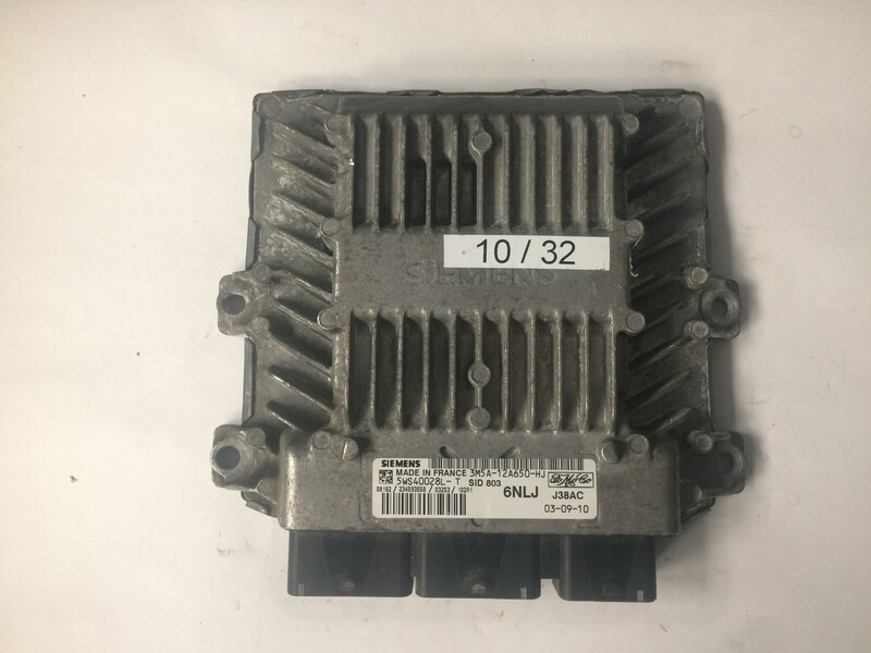 10-32 Centralina Motore Siemens 5WS40028LT 3M5A12A650HJ SID 803 6NLJ FORD  FOCU C-MAX