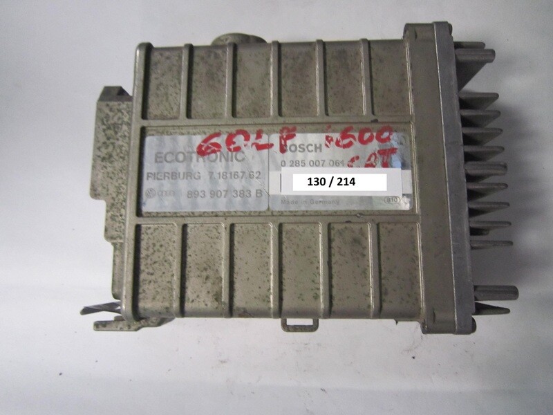 130-214 Centralina Motore Bosch 0 285 007 061 0285007061 893 907 383 B 893907383B 7.18167.62 VOLKSWAGEN VARIE