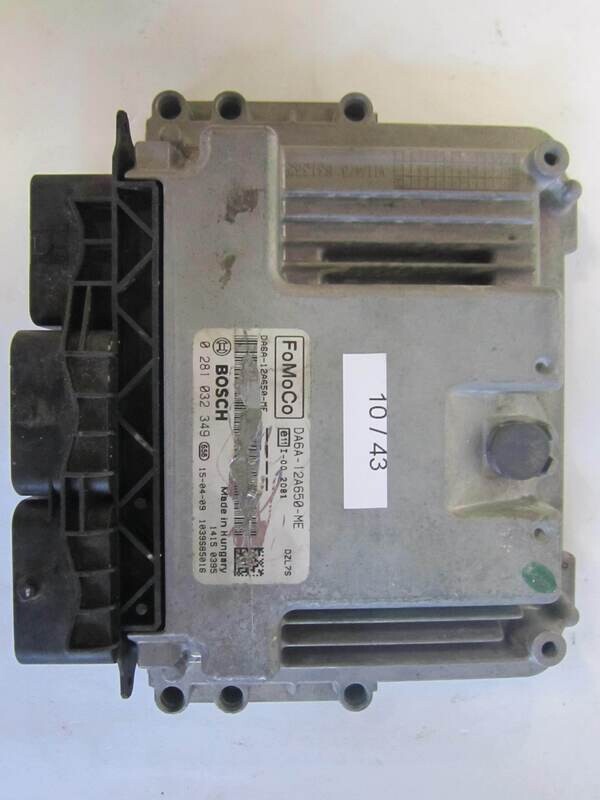 10-43 Centralina Motore Bosch 0281032349 0 281 032 349 DA6A-12A650-MF DA6A12A650MF 1039S85016      FORD  FIESTA 1.5 Diesel