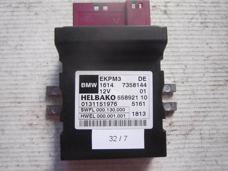 32-7 Centralina Pompa Alimentazione Helbako EKPM3 558921 10 55892110 BMW Diesel SERIE 1