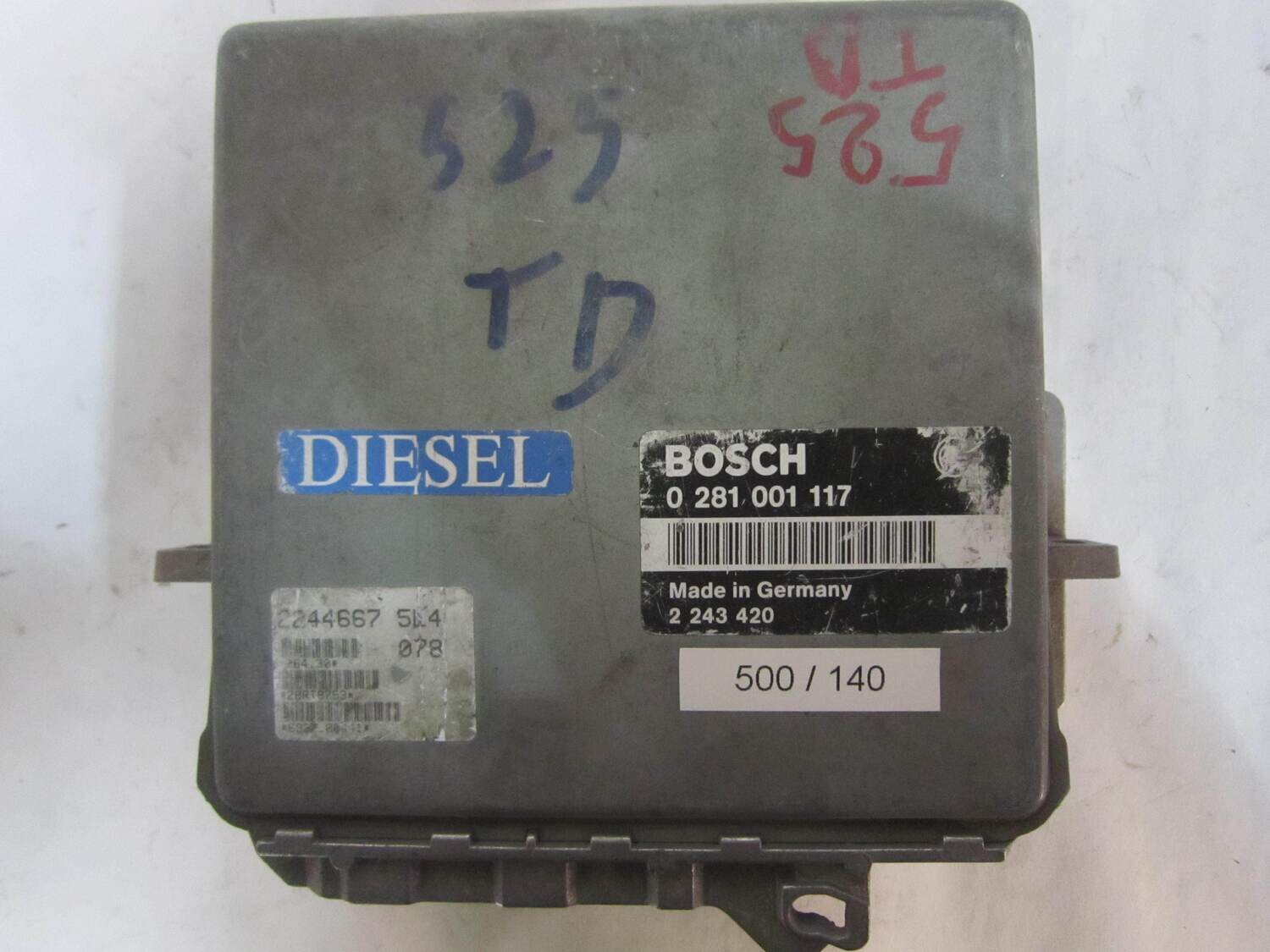 500-140 Centralina Motore Bosch 0281001117 0 281 001 117 2 243 420 2243420       BMW  525